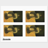 Sticker Rectangulaire Décal SnakeGrl (feuille de 4) (Feuille)