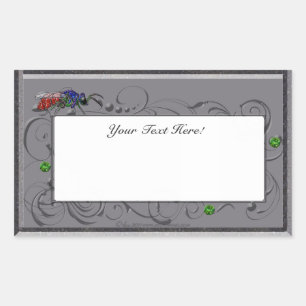 Sticker Rectangulaire Déchets de cacao