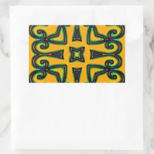 Sticker Rectangulaire Décor (Sac)