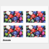 Sticker Rectangulaire Décor Fiesta (Feuille)