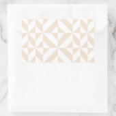 Sticker Rectangulaire Décor géométrique beige clair Motif (Sac)