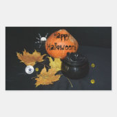 Sticker Rectangulaire Décor Halloween (Devant)