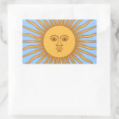 Sticker Rectangulaire Décor Icon Sun (Sac)