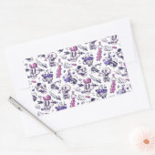 Sticker Rectangulaire Décor motif d'Halloween (Enveloppe)