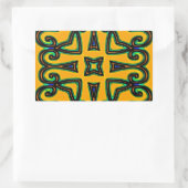 Sticker Rectangulaire Décoratif (Sac)