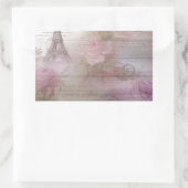 Sticker Rectangulaire Découpage de lavande (Sac)