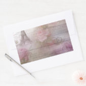 Sticker Rectangulaire Découpage de lavande (Enveloppe)