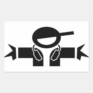 Sticker Rectangulaire Deejay DJ