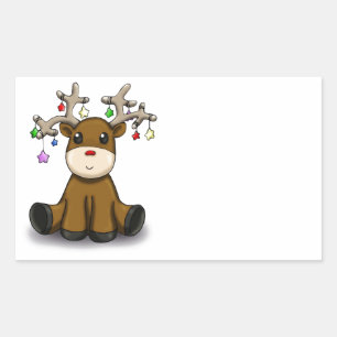 Sticker Rectangulaire Deers