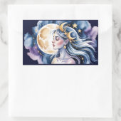 Sticker Rectangulaire Déesse cosmique (Sac)