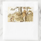 Sticker Rectangulaire Déesse Diana (Sac)