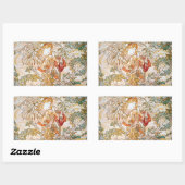 Sticker Rectangulaire Déesse florale (Feuille)