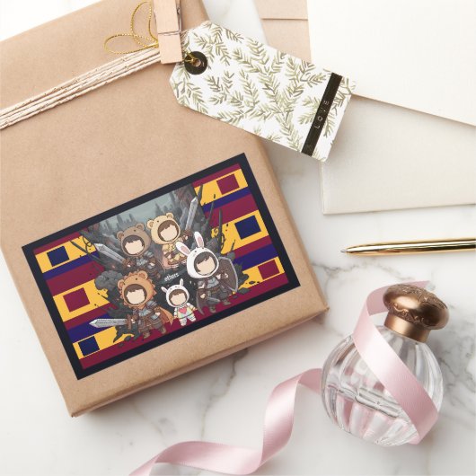 Sticker Rectangulaire Defense for Others - Little Guardians (Cadeaux)