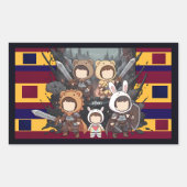Sticker Rectangulaire Defense for Others - Little Guardians (Devant)
