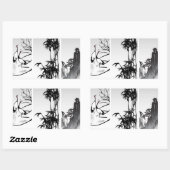 Sticker Rectangulaire Défilement Oriental vertical (Feuille)