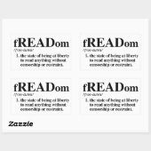 Sticker Rectangulaire Définition de flux (Feuille)