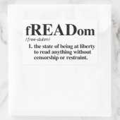 Sticker Rectangulaire Définition de flux (Sac)