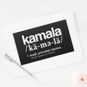 STICKER RECTANGULAIRE DÉFINITION DE KAMALA (Enveloppe)