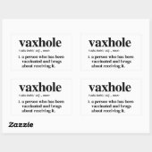 Sticker Rectangulaire Définition de Vaxhole (Feuille)
