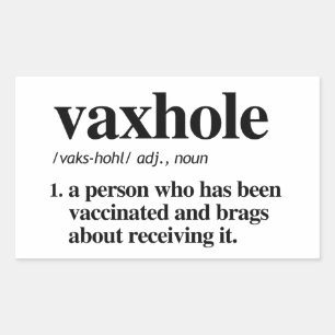 Sticker Rectangulaire Définition de Vaxhole