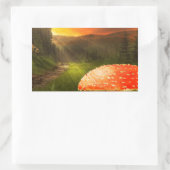 Sticker Rectangulaire Définition du soleil d'automne. (Sac)