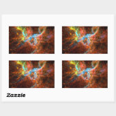 Sticker Rectangulaire Délai de Pulsar de crabe - Étoile de neutron (Feuille)