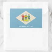Sticker Rectangulaire Delaware (Sac)