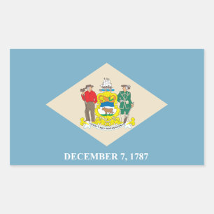 Sticker Rectangulaire Delaware