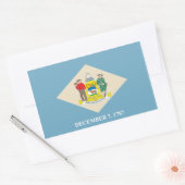 Sticker Rectangulaire Delaware (Enveloppe)
