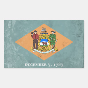 Sticker Rectangulaire Delaware