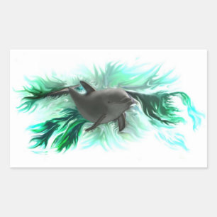 Sticker Rectangulaire Delfinbaby