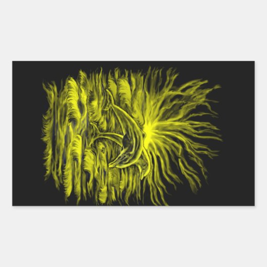Sticker Rectangulaire Delfinpaar (Devant)