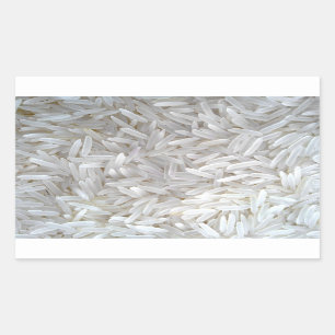 Sticker Rectangulaire Délicieux riz