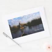 Sticker Rectangulaire Delta d'Okavango (Enveloppe)