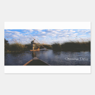 Sticker Rectangulaire Delta d'Okavango