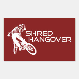 Sticker Rectangulaire Démantèlement Hangover Vélo de Montagne en Arizona