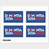 Sticker Rectangulaire Démence 2024 (Feuille)