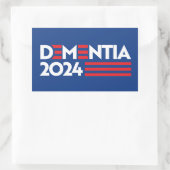 Sticker Rectangulaire Démence 2024 (Sac)