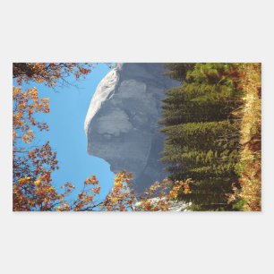 Sticker Rectangulaire Demi-dôme en automne - Parc national de Yosemite