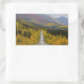 Sticker Rectangulaire Dempster Highway Au sommet du monde (Sac)