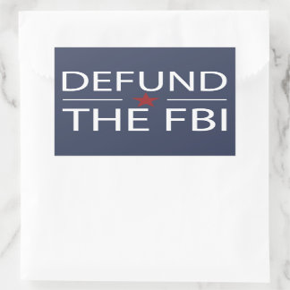 Sticker Rectangulaire Démunérer Le FBI