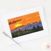 Sticker Rectangulaire Dernier coucher de soleil (Enveloppe)