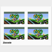 Sticker Rectangulaire DES CRÉATIFS DE SOLEIL ! Tablier (Feuille)