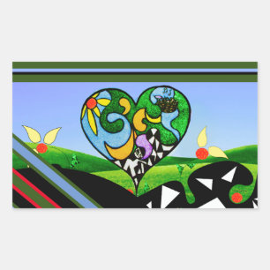 Sticker Rectangulaire DES CRÉATIFS DE SOLEIL ! Tablier