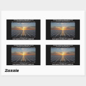 Sticker Rectangulaire Des lignes graphiques nous aident à visualiser la  (Feuille)
