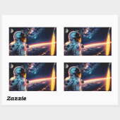 STICKER RECTANGULAIRE DESCENDRE À TERRE-3 (Feuille)