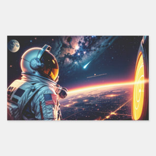 STICKER RECTANGULAIRE DESCENDRE À TERRE-3