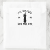 Sticker Rectangulaire design de danse du ventre (Sac)