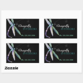 Sticker Rectangulaire Design Dragonfly Business Promotionnels (Feuille)