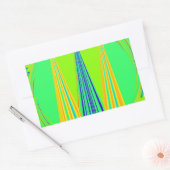 Sticker Rectangulaire Design géométrique Edgy (Enveloppe)
